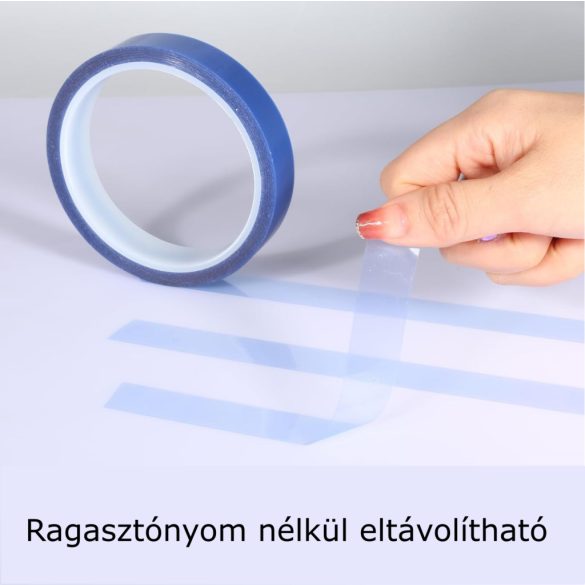 Hőálló ragasztószalag kék színű,10mm