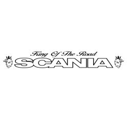 Scania szélvédő matrica 118cm x 17cm 