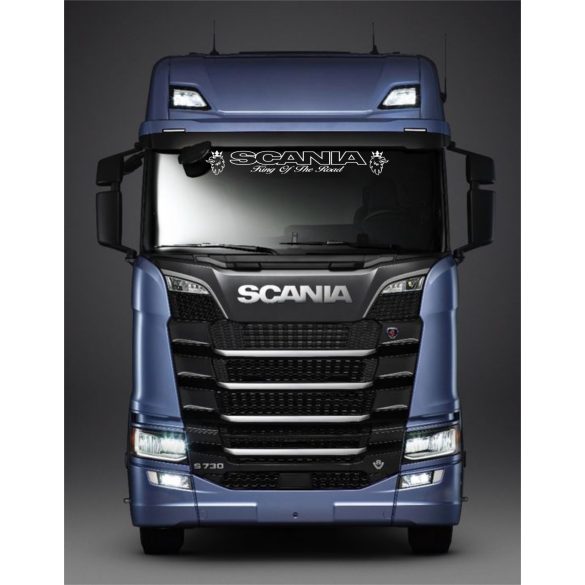 Scania szélvédő matrica 118cm x 17cm 