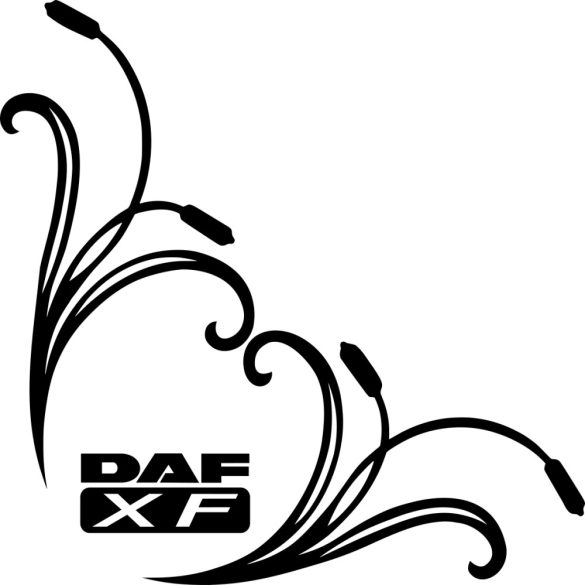 DAF-XF-oldalablak matrica