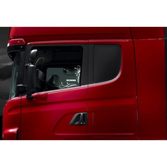 Scania oldalüveg matrica