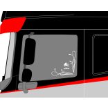 Iveco oldalüveg matrica