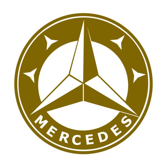 Mercedes logó matrica 