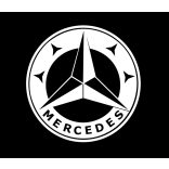 Mercedes logó matrica 