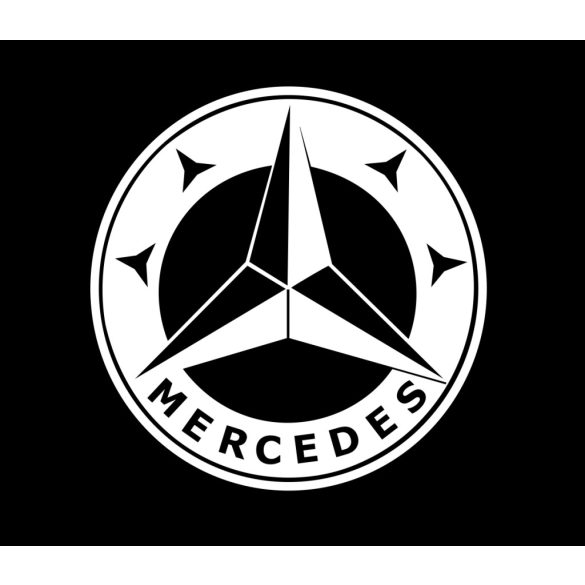 Mercedes logó matrica 