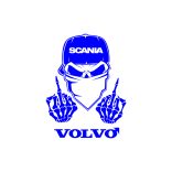 FUCK YOU Volvo matrica,több színben és méretben