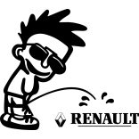 Nevető, pisilő fiú matrica – vagány és provokatív dizájn, több színben és méretben