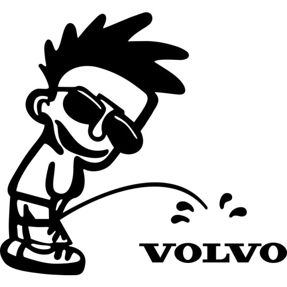 Nevető, pisilő fiú matrica – vagány és provokatív dizájn, több színben és méretben