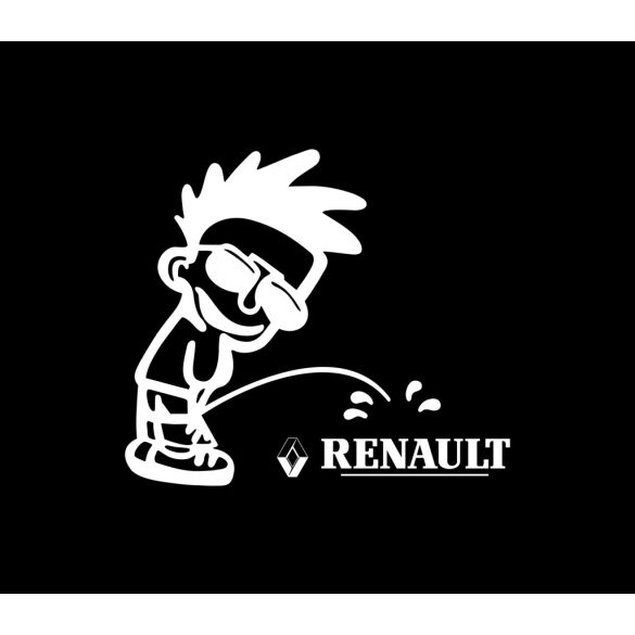 Nevető, pisilő fiú matrica – vagány és provokatív dizájn, több színben és méretben