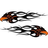 Nonfiguratív sasfej matrica