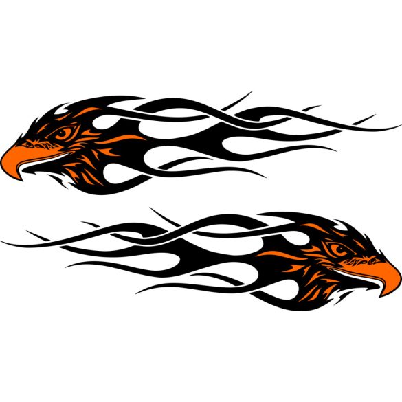 Nonfiguratív sasfej matrica