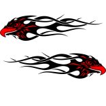 Nonfiguratív sasfej matrica