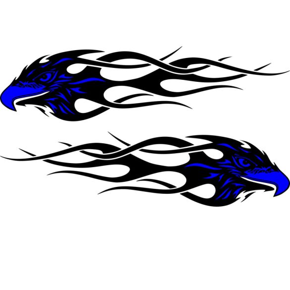 Nonfiguratív sasfej matrica