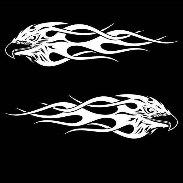 Nonfiguratív sasfej matrica