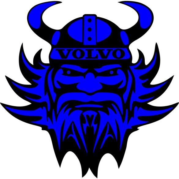  Viking fej matrica teli színnel,Volvo kamionhoz