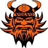  Viking fej matrica teli színnel,Volvo kamionhoz