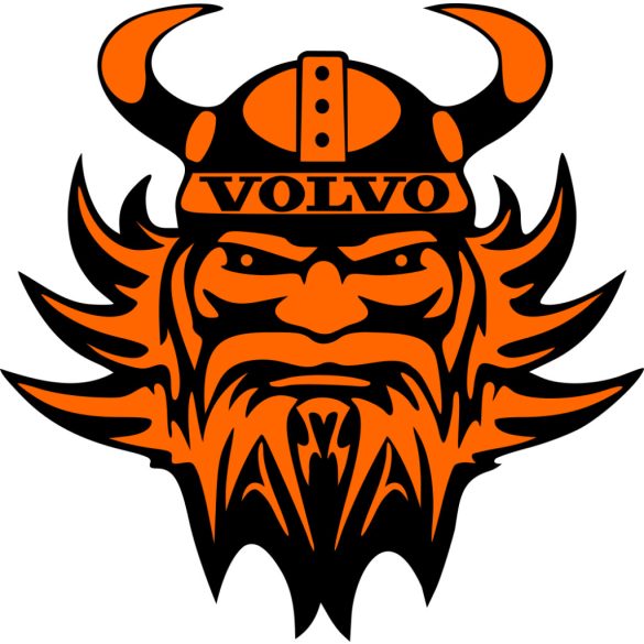  Viking fej matrica teli színnel,Volvo kamionhoz