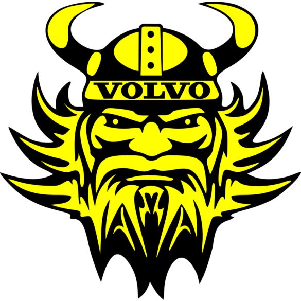  Viking fej matrica teli színnel,Volvo kamionhoz