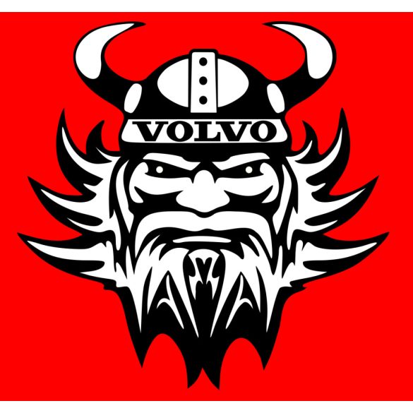  Viking fej matrica teli színnel,Volvo kamionhoz