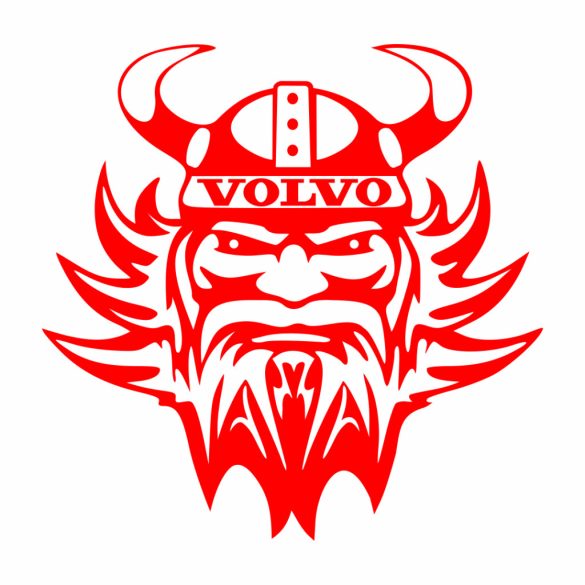 Viking Fej Matrica Volvo Kamionhoz,kontúros – Erő és Stílus Egyben!