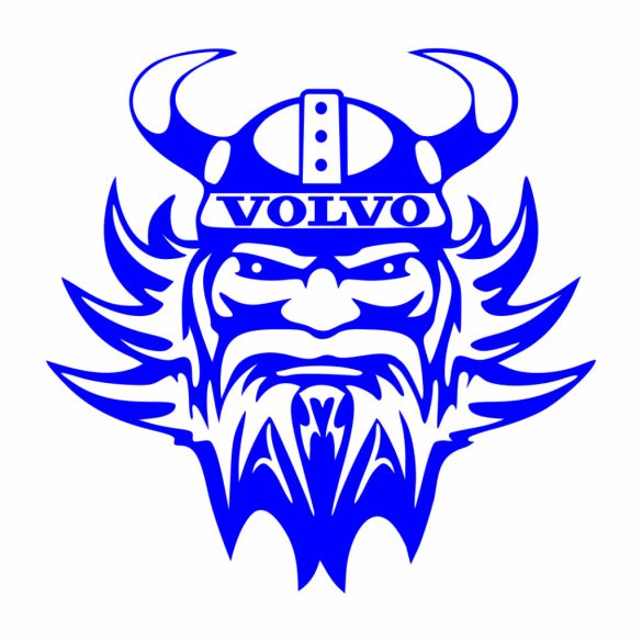 Viking Fej Matrica Volvo Kamionhoz,kontúros – Erő és Stílus Egyben!