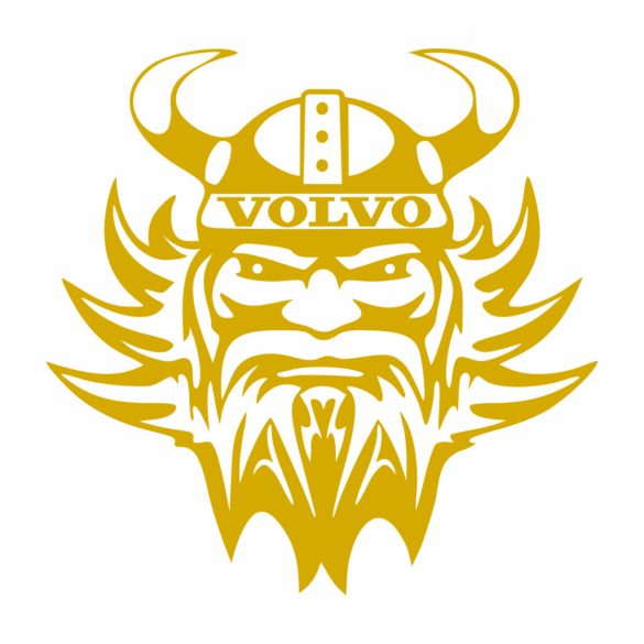 Viking Fej Matrica Volvo Kamionhoz,kontúros – Erő és Stílus Egyben!