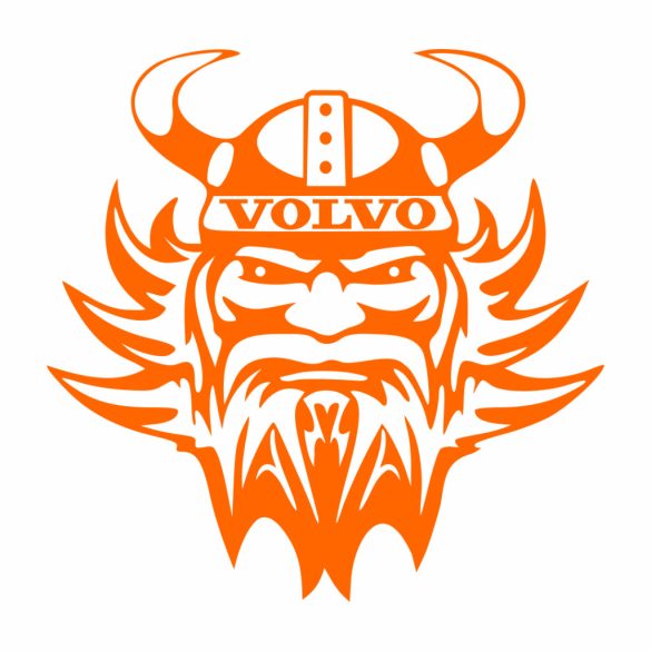 Viking Fej Matrica Volvo Kamionhoz,kontúros – Erő és Stílus Egyben!