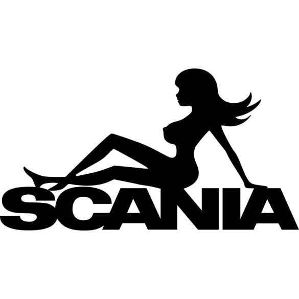 Scania Kamion Matrica – Női Alakkal