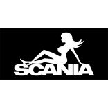 Scania Kamion Matrica – Női Alakkal