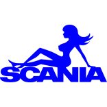 Scania Kamion Matrica – Női Alakkal