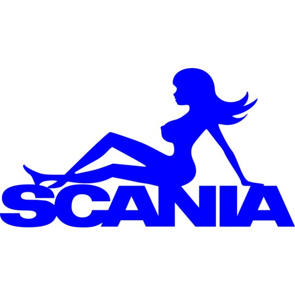 Scania Kamion Matrica – Női Alakkal