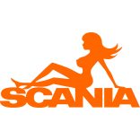 Scania Kamion Matrica – Női Alakkal
