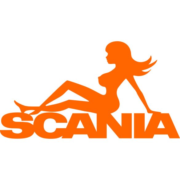 Scania Kamion Matrica – Női Alakkal