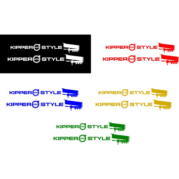 KIPPER VOLVO matrica 2db