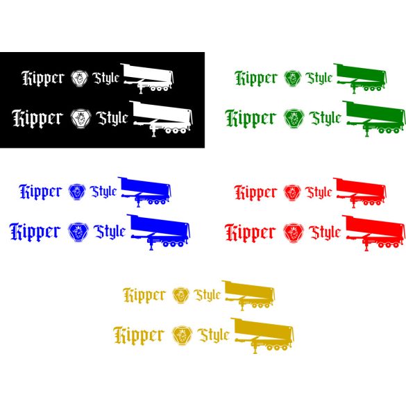 KIPPER Scania matrica 2db