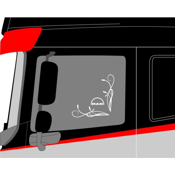 MAN oldalüveg matrica több színben | Válasszon!