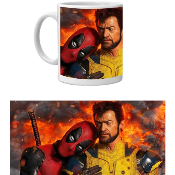 DEADPOOL ÉS ROZSOMÁK bögre