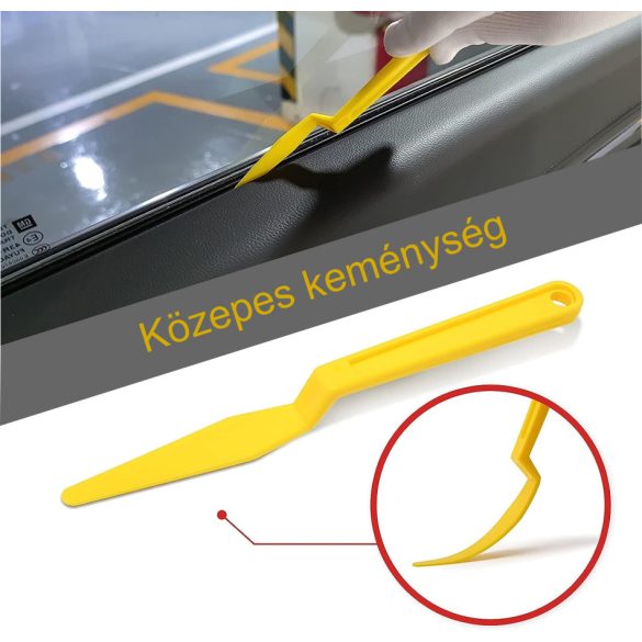 Műanyag ,gumitömítés elhúzó eszköz,autóüveg fóliázáshoz