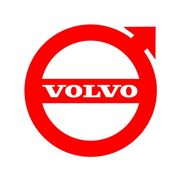 VOLVO LOGÓ MATRICA 15CM X 15CM PIROS
