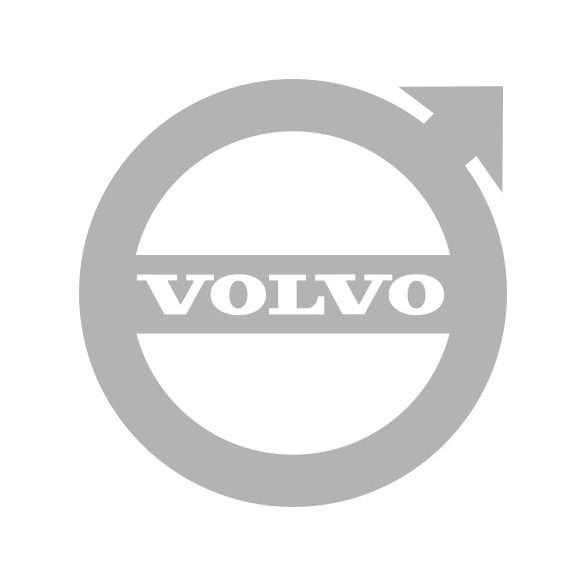 VOLVO LOGÓ MATRICA 25CM X 25CM EZÜST