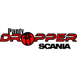 Panty dropper Scania felíratú matrica
