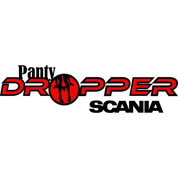 Panty dropper Scania felíratú matrica