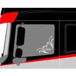 Ford oldalüveg matrica 01