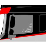 Ford oldalüveg matrica 02