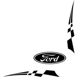 Ford oldalüveg matrica 06