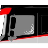 Iveco oldalüveg matrica