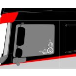 Renault oldalüveg matrica