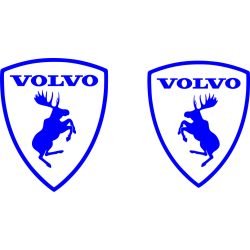 VOLVO matrica fülke oldalára,kék,50cmx40cm,2db