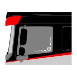 Volvo oldalüveg matrica