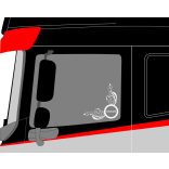 VOLVO oldalablak matrica